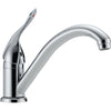 Delta Classic One Hole Chrome Classic Single Handle Kitchen Faucet 540327