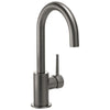 Delta Trinsic Black Stainless Steel Finish Contemporary True Bar Limited Swivel Single Hole Faucet D1959LFKS