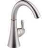 Delta Arctic Stainless Finish Pilar Collection Single Handle Pull Down Kitchen Faucet with Touch2O Technology and Beverage Faucet Package D028CR