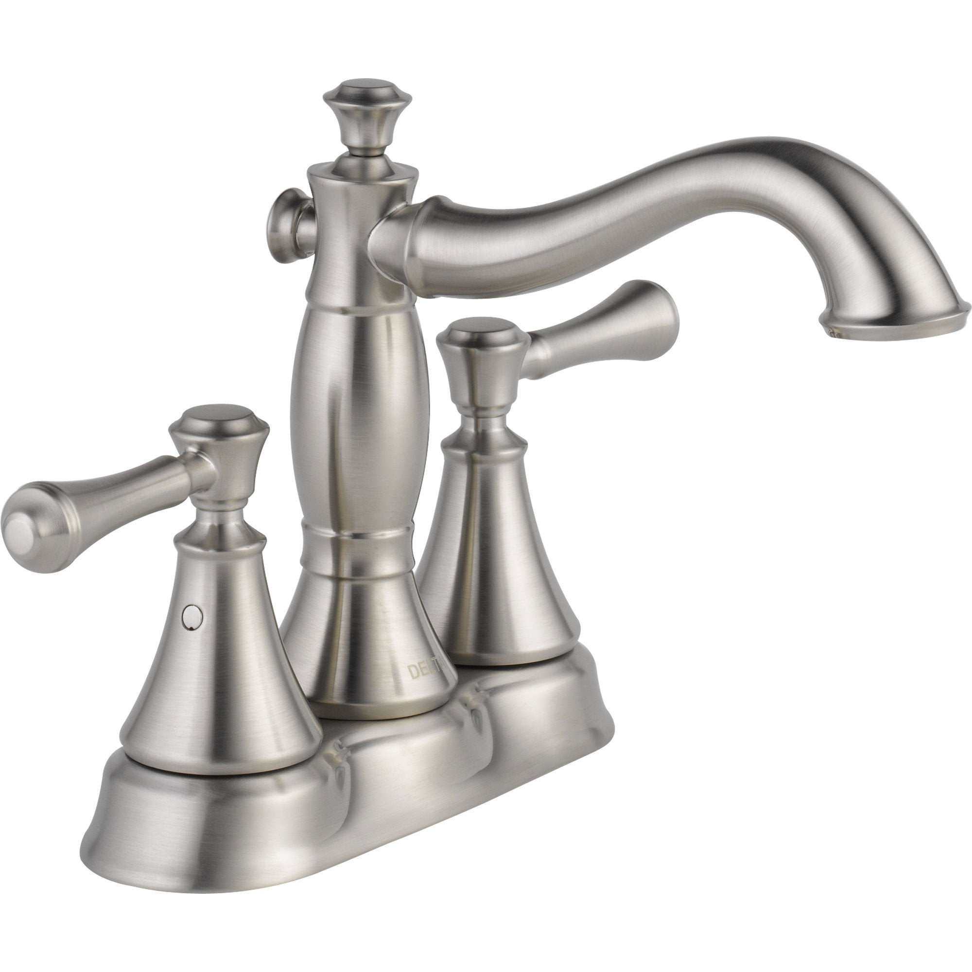 Delta Cassidy Stainless Finish High Arc 4" Centerset Bathroom Faucet 579512