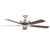 Concord Fans 42" California Home Energy Saver Satin Nickel Small Ceiling Fan