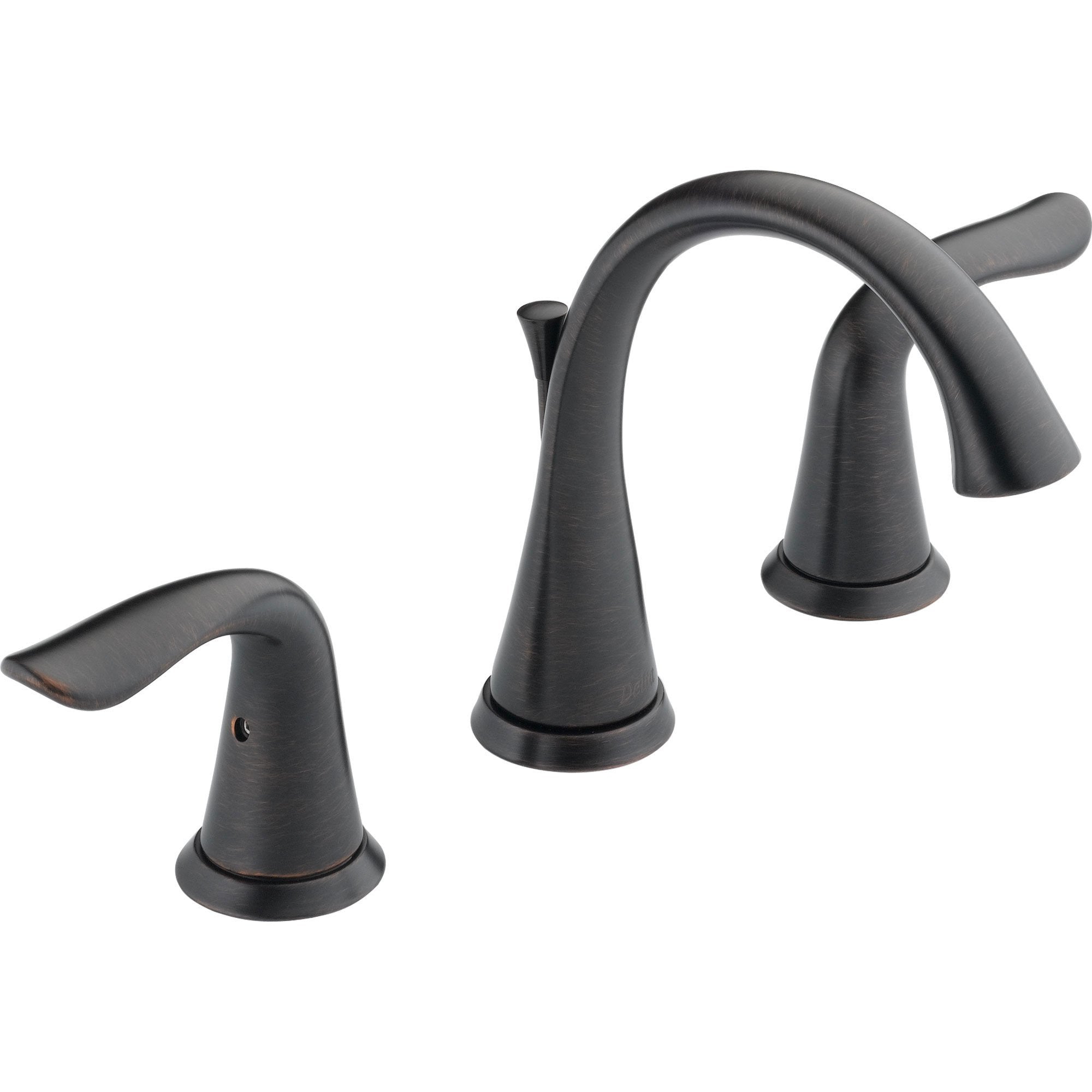 Delta Lahara 4-16" Venetian Bronze Mini-Widespread Bathroom Faucet 572930