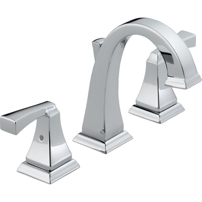 Delta Chrome Finish Vero Collection QUANTITY (2) Widespread Bathroom Faucets, 24" Towel Bar, and Shower Faucet INCLUDES Rough-in Valve Package D043CR