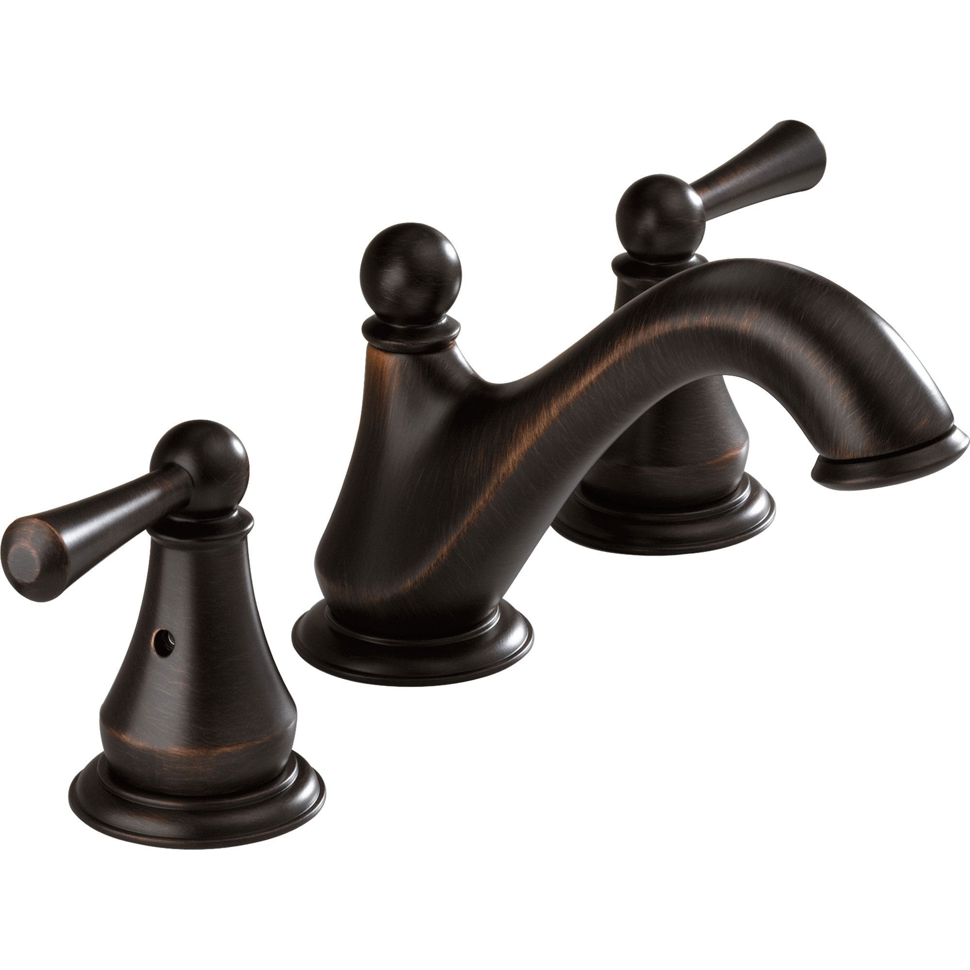 Delta Lewiston 8 in. 2-Handle Mid Arc Bathroom Faucet in Venetian Bronze 601704