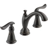 Delta Linden Venetian Bronze High Arc Widespread Bathroom Sink Faucet 572941