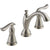 Delta Linden Stainless Steel Finish Widespread Bathroom Sink Faucet 555580