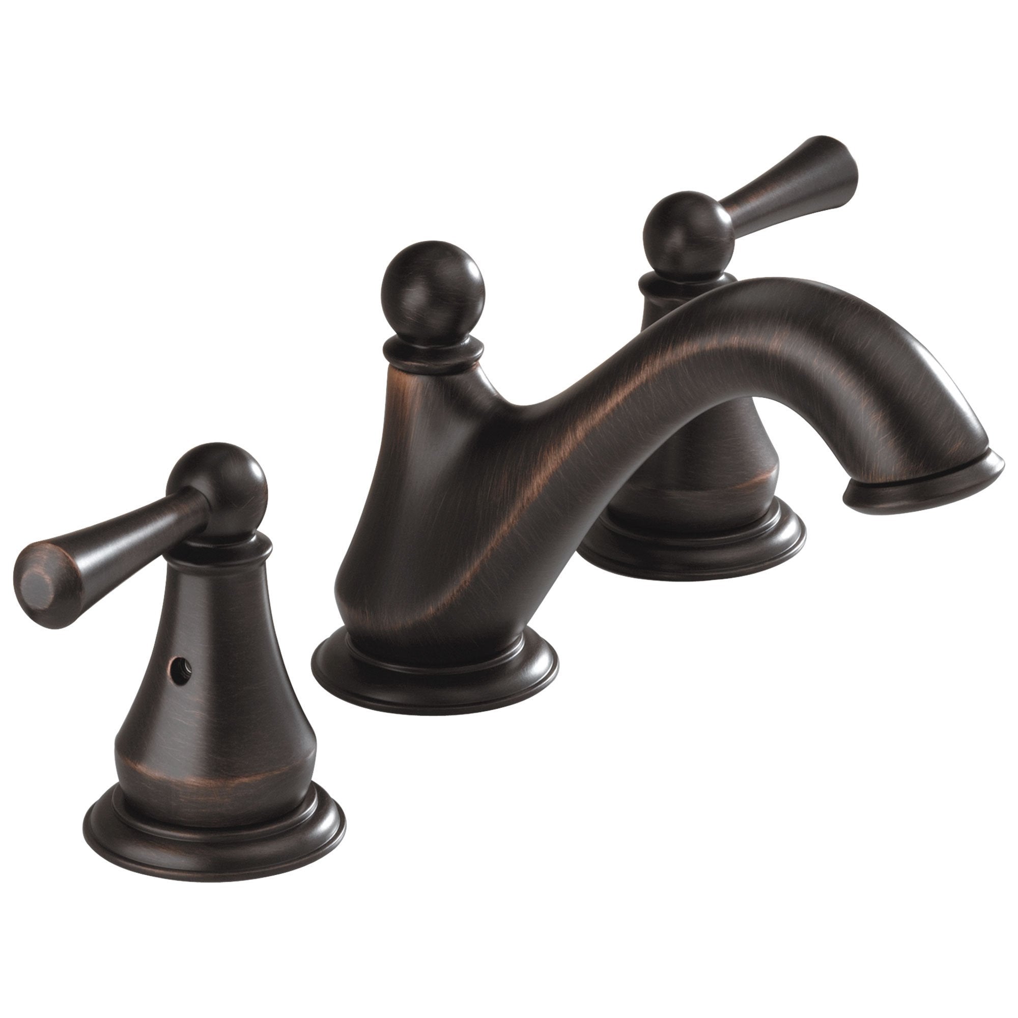 Delta Haywood Collection Venetian Bronze Finish Two Lever Handle Widespread Lavatory Bathroom Sink Faucet 722480