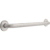 Delta 1-1/4 in. x 24" Concealed Mounting Decorative Grab Bar in Stainless 567684