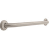 Delta Commercial 1-1/4 in. x 24 inch Decorative Grab Bar in Satin Nickel 572949