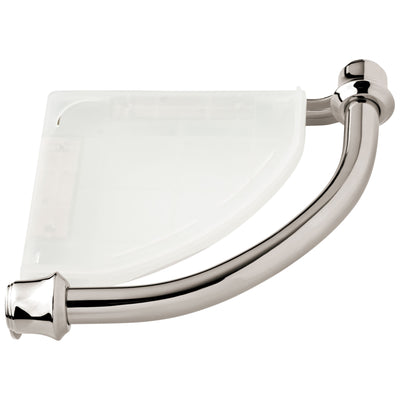 Delta Bath Safety Polished Nickel DELUXE Bathroom Accessory Set Includes: 12" and 36" Grab Bar, Corner Shelf, Paper Holder, 24" Double Bar D10125AP