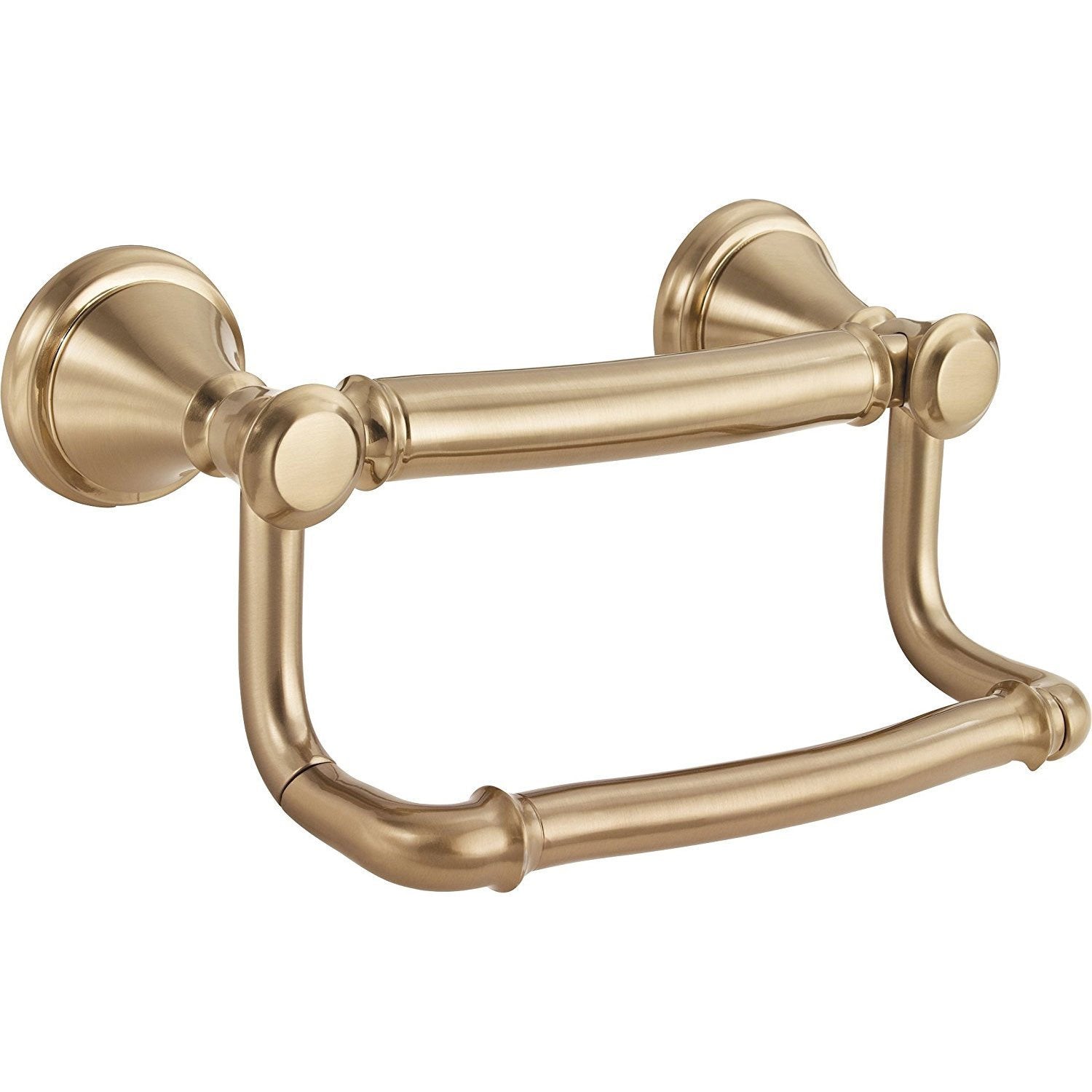 Delta Bath Safety Collection Champagne Bronze Finish Traditional Style Toilet Tissue Paper Holder with Assist Grab Bar D41350CZ