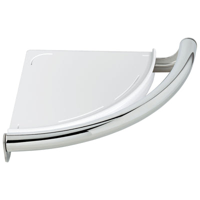 Delta Bath Safety Contemporary Chrome DELUXE Bathroom Grab Bar Accessory Set: 24" Double Bar, Corner Shelf, TP Holder, 18" and 36" Single Bar D10109AP