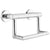 Delta Bath Safety Collection Chrome Finish Contemporary Toilet Tissue Paper Holder with Assist Grab Bar D41550