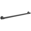 Delta Bath Safety Matte Black Finish 36" Traditional Decorative ADA Grab Bar D41636BL