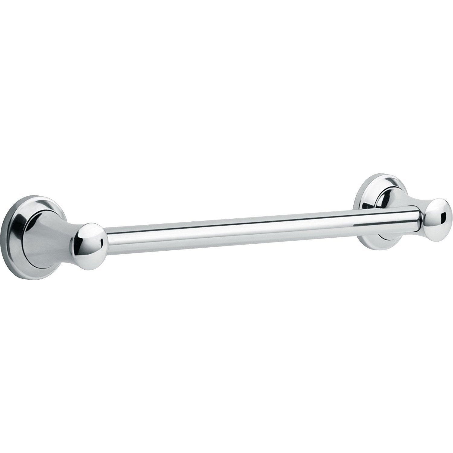 Delta Bath Safety Collection Chrome Finish Transitional Decorative ADA Approved 18-inch Toilet, Shower, or Bathroom Strong Grab Bar D41718