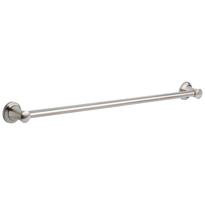 Delta Bath Safety Stainless Steel Finish DELUXE Accessory Set Includes: 18" and 36" Single Grab Bar, Corner Shelf, TP Holder, 24" Double Bar D10121AP