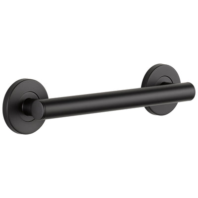 Delta Bath Safety Traditional Matte Black BASICS Bathroom Accessory Set Includes: 12" Grab Bar, Corner Shower Shelf, & 36" Grab Bar D10124AP