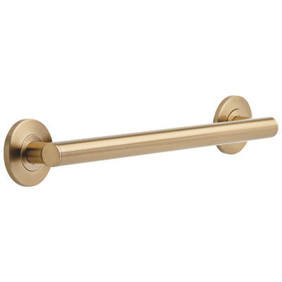 Delta Bath Safety Champagne Bronze DELUXE Accessory Set Includes: 18" and 36" Single Grab Bar, Corner Shelf, TP Holder, 24" Double Bar D10111AP