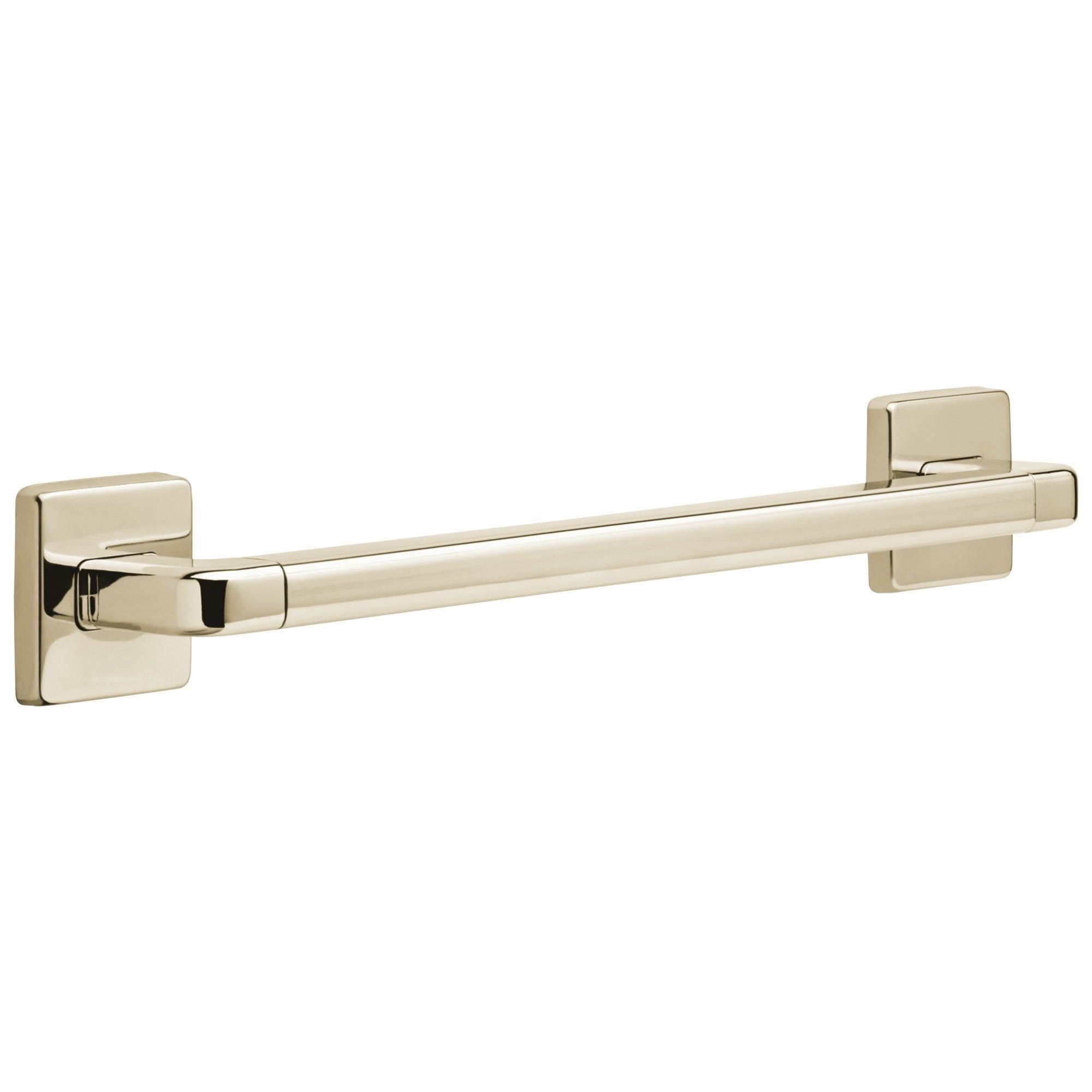 Delta Bath Safety Collection Polished Nickel Finish Angular Modern Decorative Wall Mounted 18" ADA Approved Grab Bar D41918PN