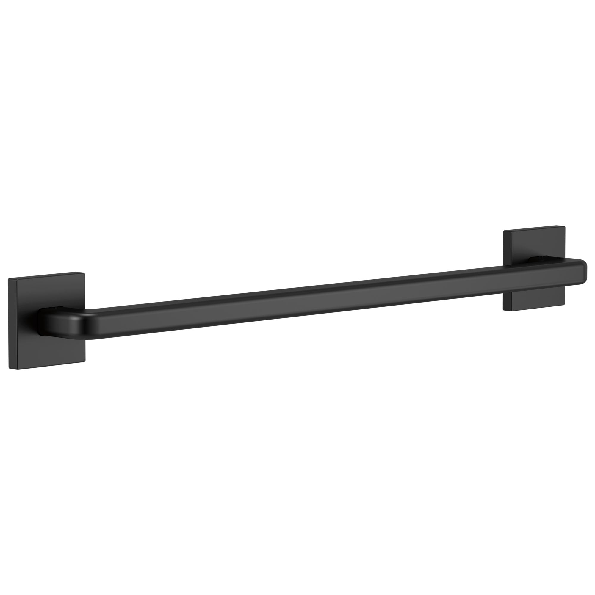 Delta Bath Safety Matte Black Finish Angular Modern Decorative 24" ADA Grab Bar D41924BL