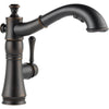 Delta Cassidy Modern Venetian Bronze Pull-Out Sprayer Kitchen Faucet 612371