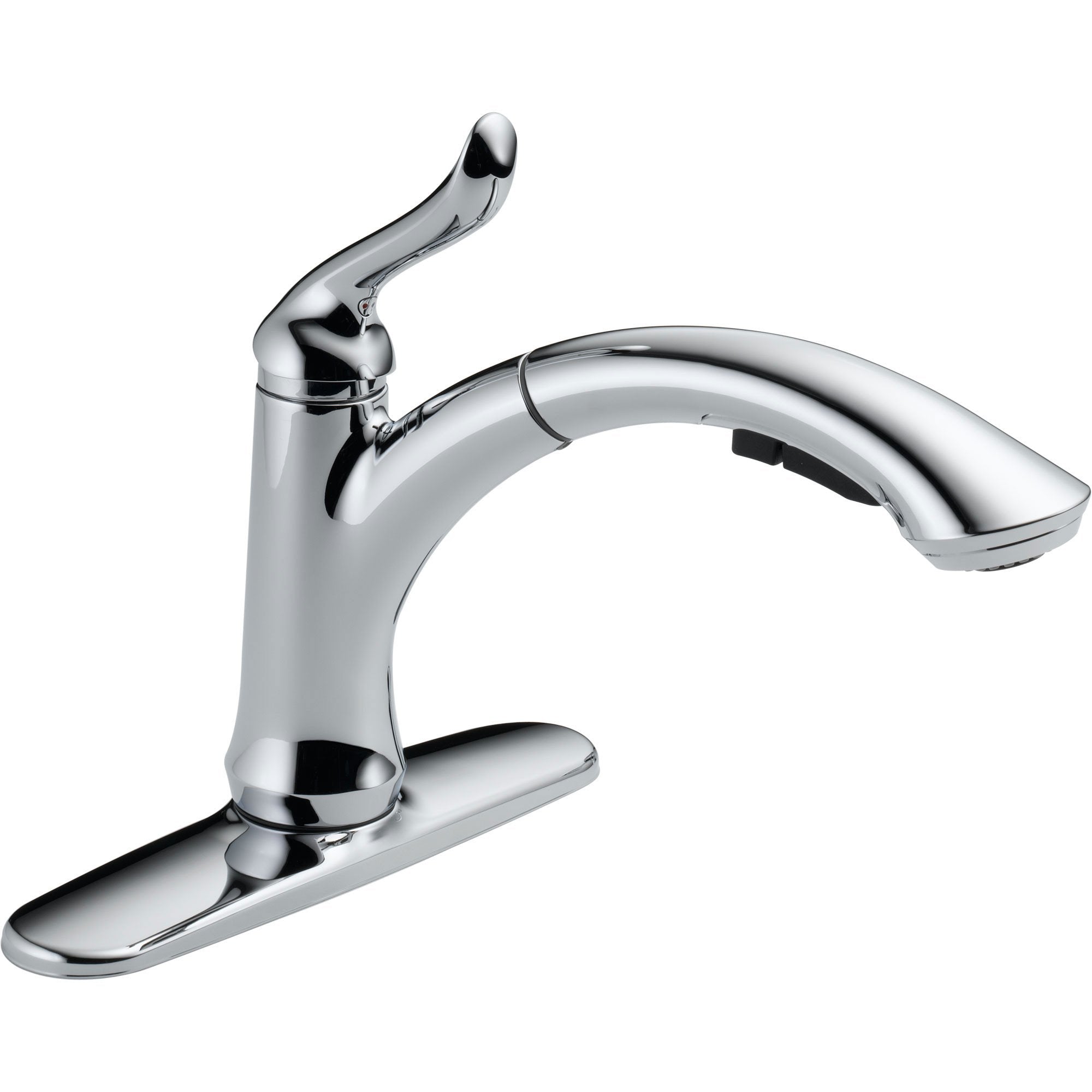 Delta Linden Chrome Finish Single Handle Pull-Out Spray Kitchen Faucet 483064