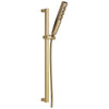 Delta Champagne Bronze Finish H2Okinetic 4-Setting Modern Slide Bar Hand Shower with Hose D51140CZ