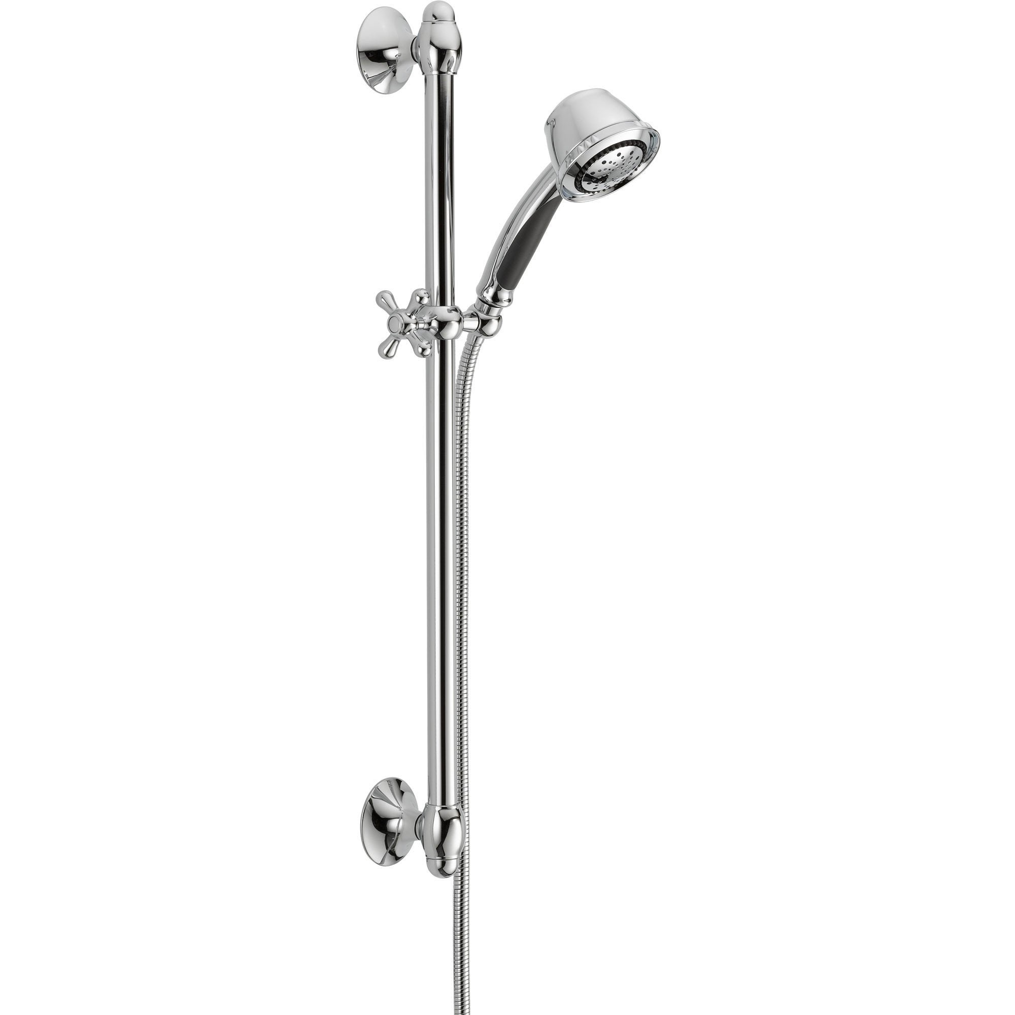 Delta 5-Spray Chrome Handheld Shower Head with Slide Bar 561052