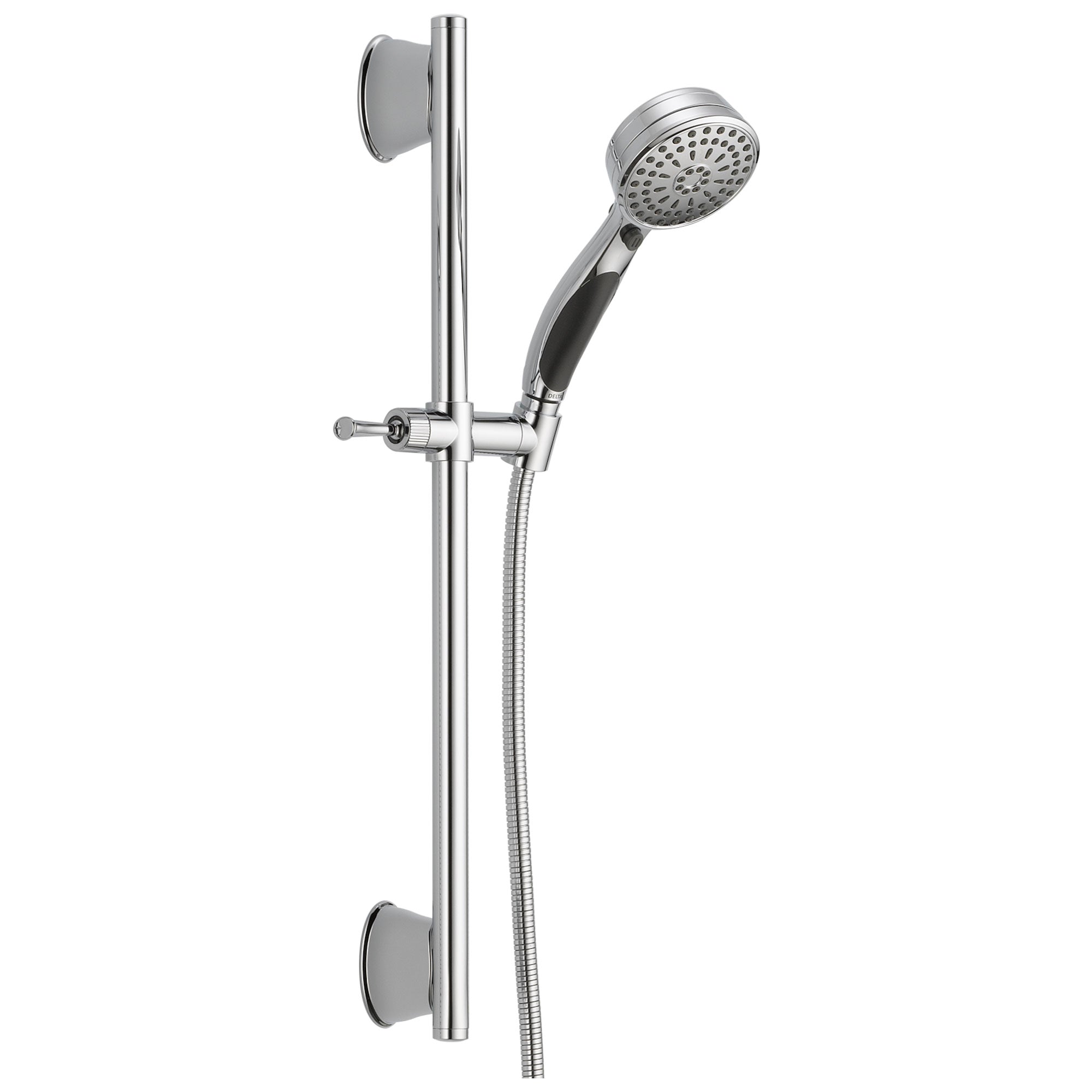 Delta Universal Showering Components Collection Chrome Finish ActivTouch Multi-setting Hand Shower with Slide Bar and Hose D51549