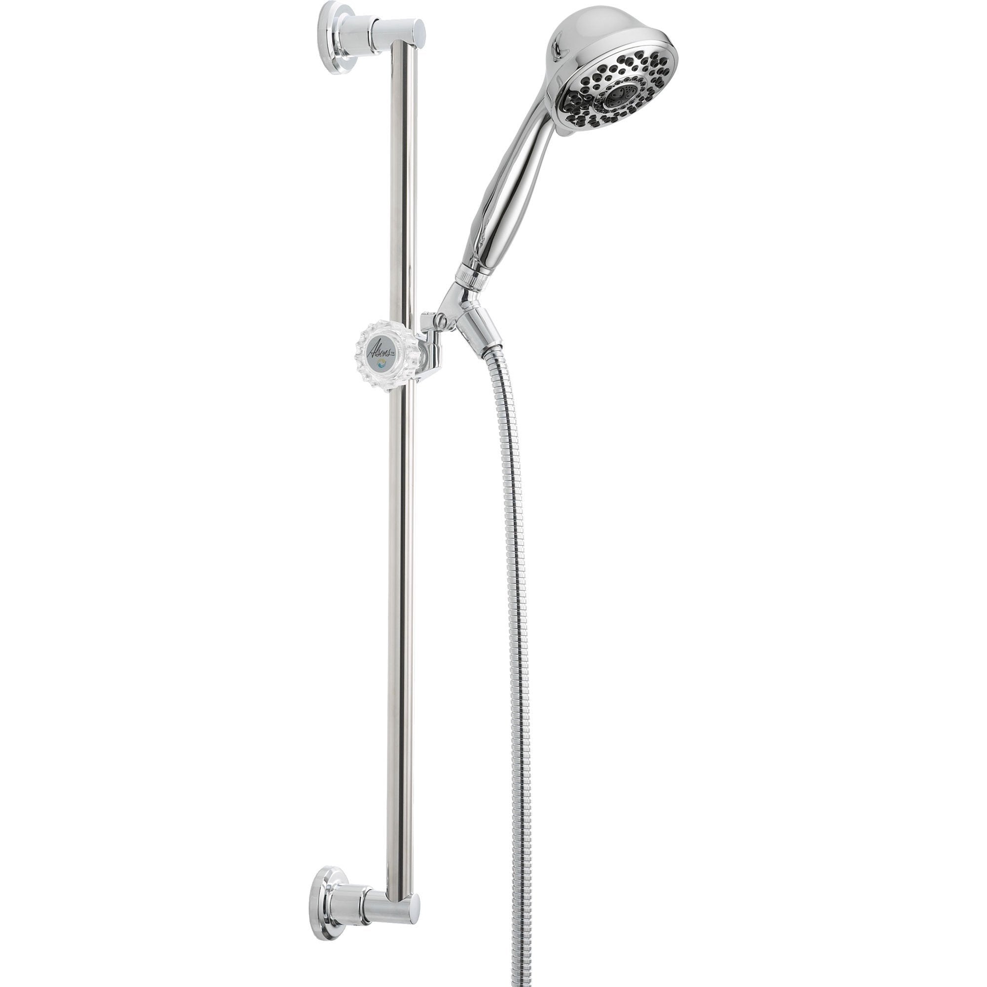 Delta 7-Setting Chrome Finish Handheld Shower with Slide Bar 561054