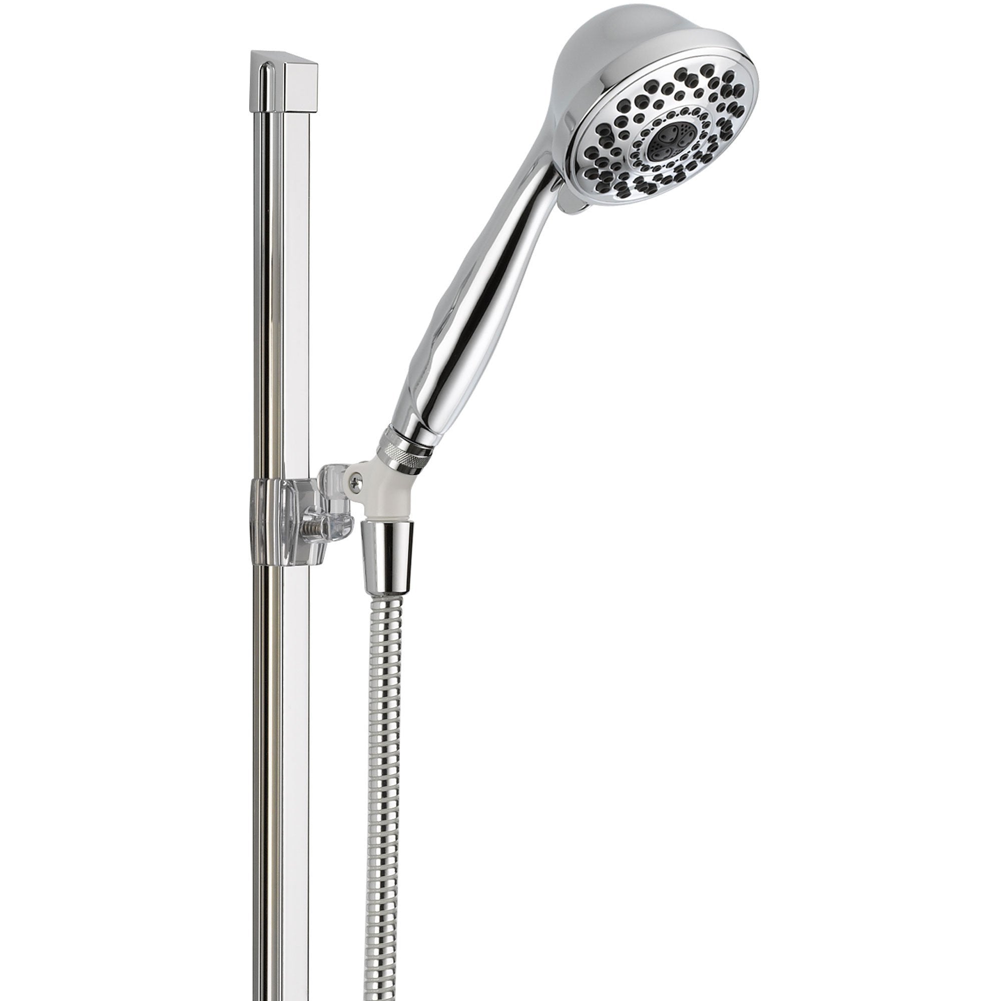 Delta Modern 7-Spray Chrome Handheld Shower with 24" Glide Rail with Hose 561056