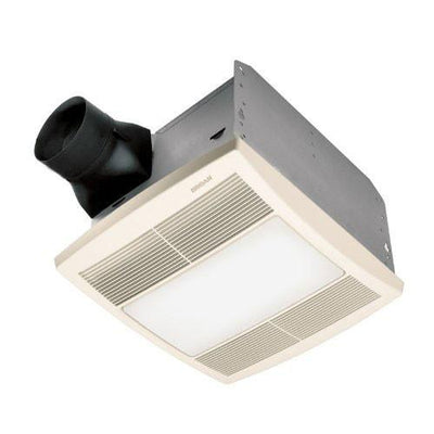 Broan QTR110L White Ultra Silent Bath Exhaust Fan with Light and Nightlight