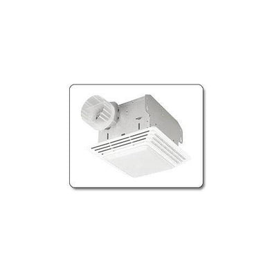 Broan 679 Ceiling Mount Bathroom Exhaust Ventilation Fan and Light Combination