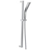 Delta Chrome Finish H2Okinetic Modern 3-Setting Slide Bar Hand Shower with Hose D51799