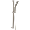 Delta Stainless Steel Finish H2Okinetic Modern 3-Setting Slide Bar Hand Shower with Hose D51799SS