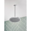 Delta Chrome Finish 11-3/4" Large Round 2.5 GPM Single-Setting Modern Metal Raincan Shower Head D5215825