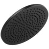 Delta Matte Black Finish 11-3/4" Large Round 2.5 GPM Single-Setting Modern Metal Raincan Shower Head D52158BL25