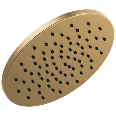 Delta Champagne Bronze Finish 11-3/4" Large Round 1.75 GPM Single-Setting Modern Metal Raincan Shower Head D52158CZ