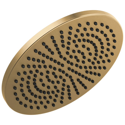 Delta Champagne Bronze Finish 11-3/4" Large Round 2.5 GPM Single-Setting Modern Metal Raincan Shower Head D52158CZ25