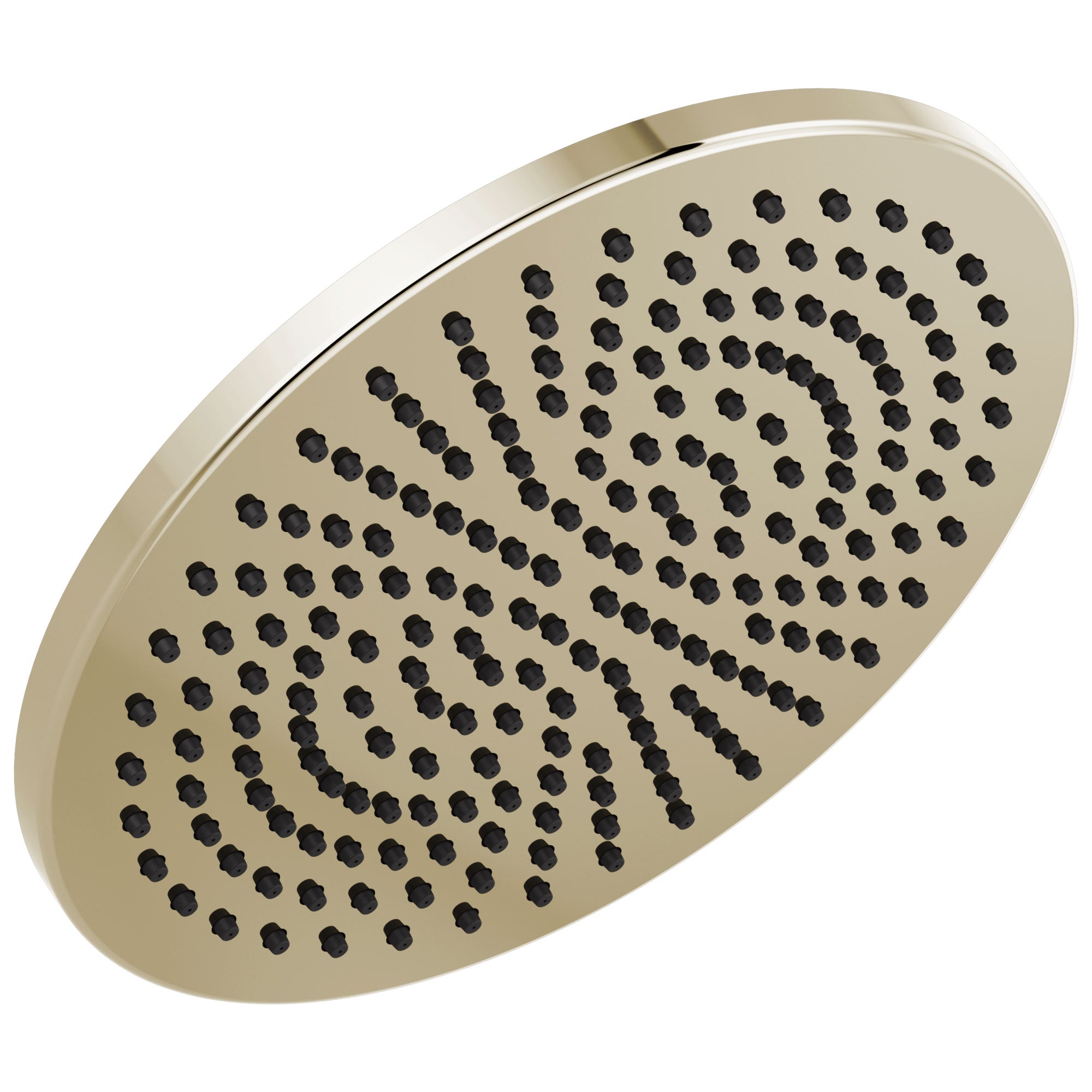 Delta Polished Nickel Finish 11-3/4" Large Round 2.5 GPM Single-Setting Modern Metal Raincan Shower Head D52158PN25