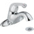 Delta Commercial Single Handle Low-Arc Chrome Centerset Bathroom Faucet 608695