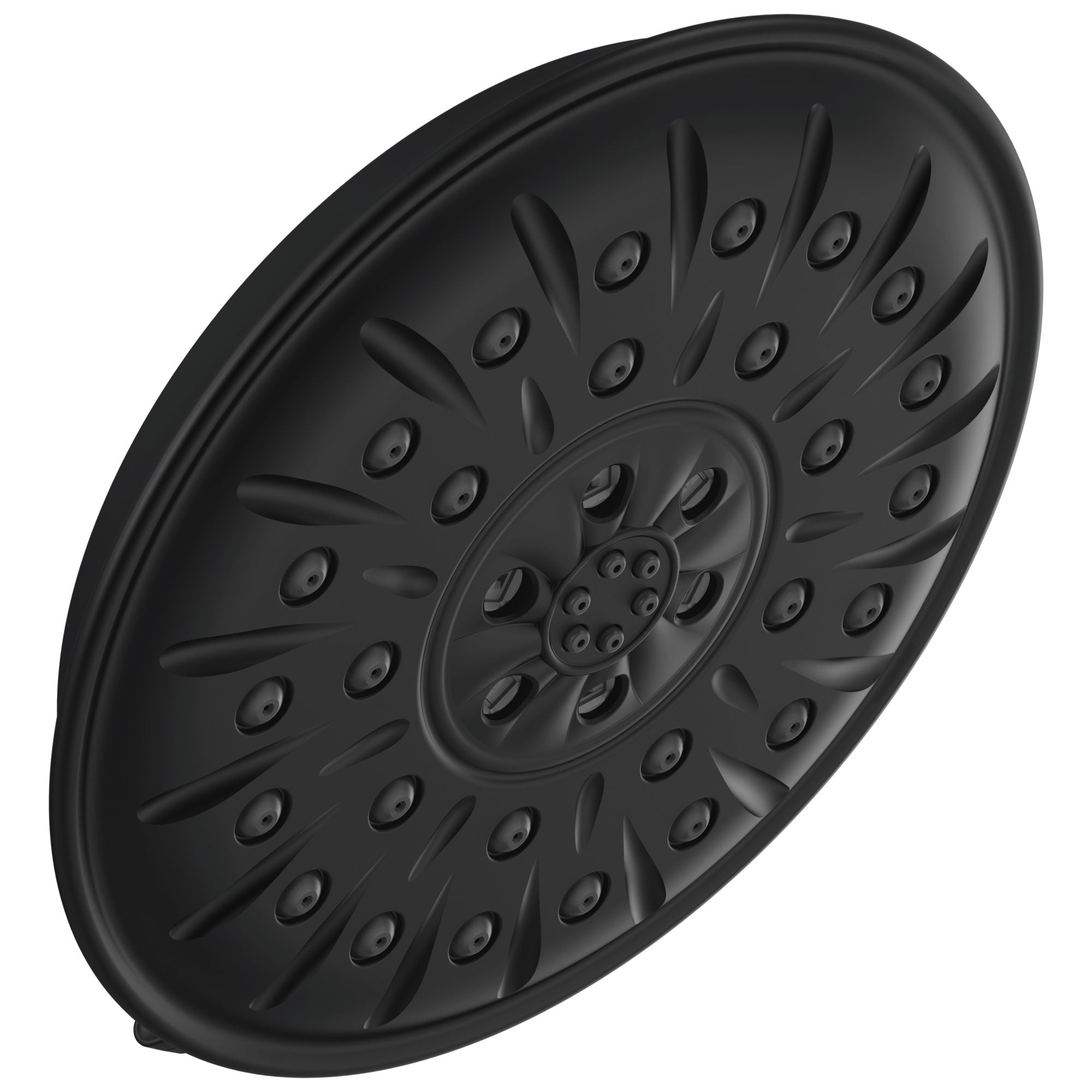 Delta Matte Black Finish 1.75 GPM UltraSoak 4-Setting 8.25" Shower Head D52487BL