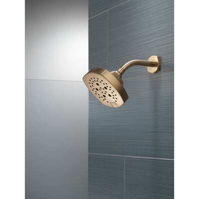 Delta Champagne Bronze Finish 5-Setting H2Okinetic Shower Head D52663CZ