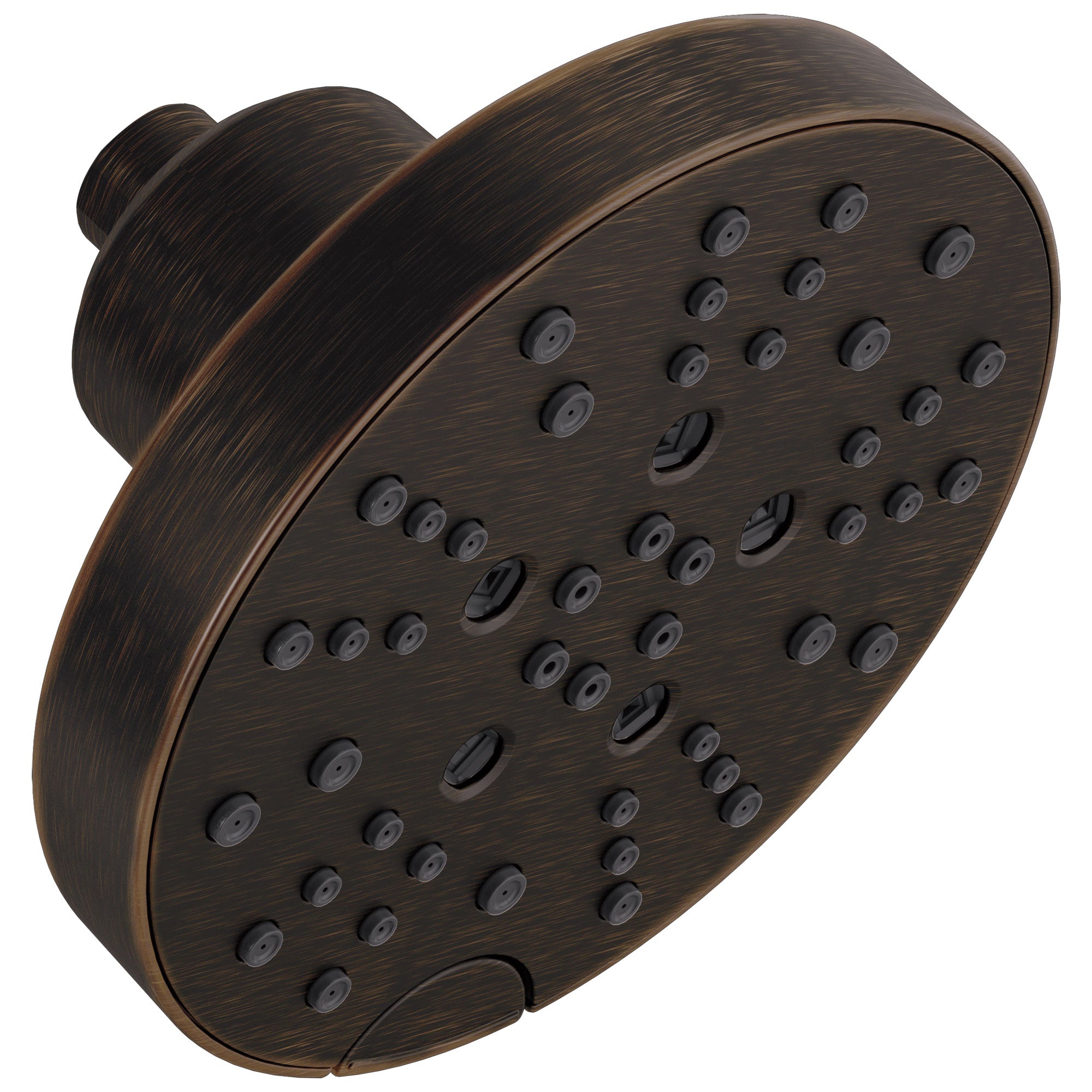 Delta Venetian Bronze Finish H2Okinetic 5-Setting Contemporary Raincan Shower Head D52668RB