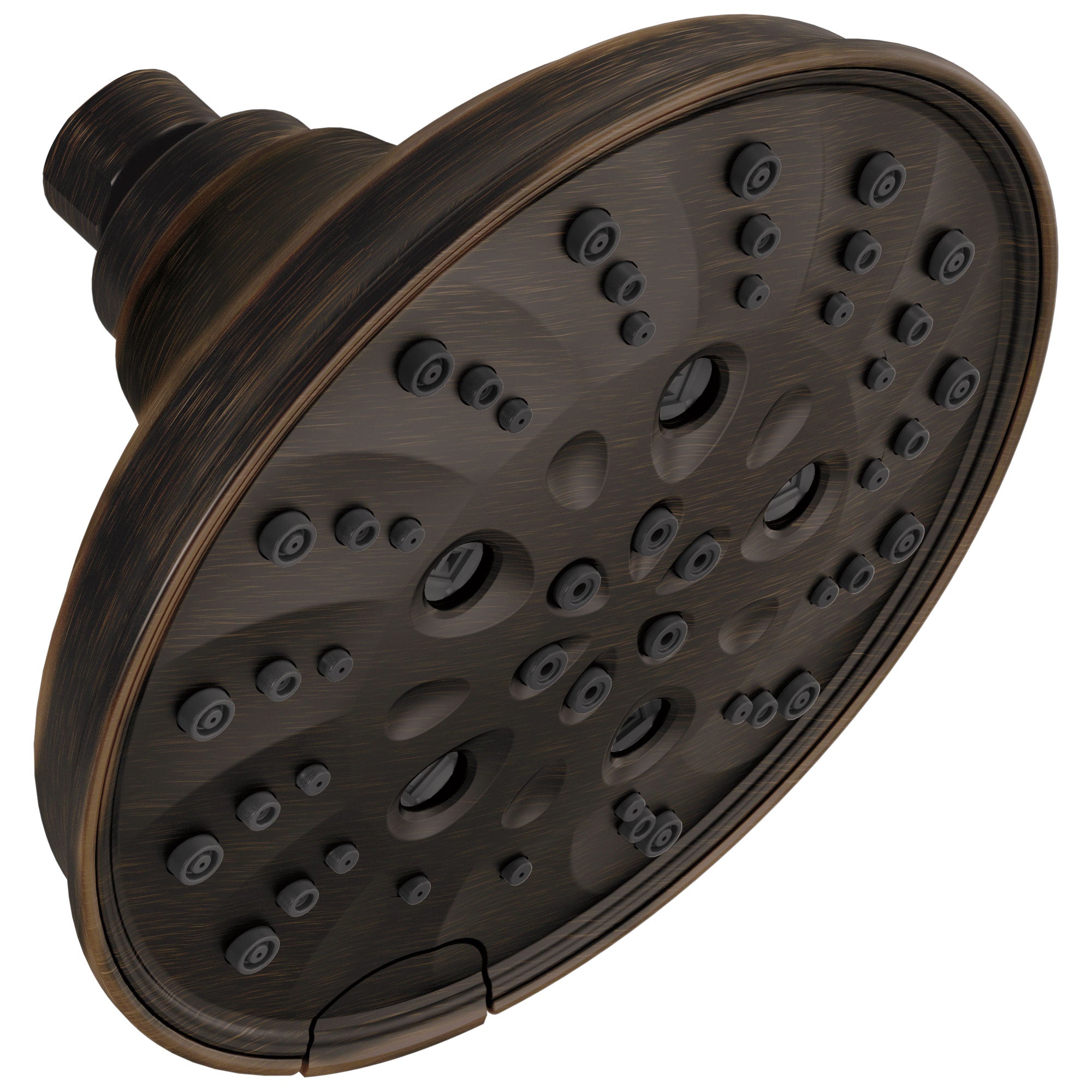 Delta Venetian Bronze Finish H2Okinetic 5-Setting Traditional Raincan Shower Head D52669RB