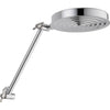 Delta 1-Spray 2.5 gpm Adjustable Arm Raincan Showerhead in Chrome 561170