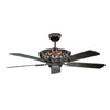 Concord Fans 52" Unique Aracruz Oil Rubbed Bronze Ceiling Fan with Up-Light Kit