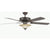 Concord Fans 52" Heritage Square Oil Rubbed Bronze Ceiling Fan with Light Kit