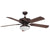 Concord Fans 52" Oil Rubbed Bronze Outdoor Ceiling Fan with Light Kit