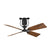 Concord Fans 52" Unique Primera Modern Matte Black Ceiling Fan with Remote